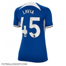 Chelsea Romeo Lavia #45 Replika Hjemmedrakt Dame 2023-24 Kortermet