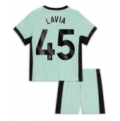 Chelsea Romeo Lavia #45 Replika Tredjedrakt Barn 2023-24 Kortermet (+ bukser)