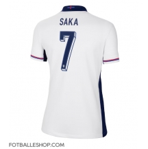 England Bukayo Saka #7 Replika Hjemmedrakt Dame EM 2024 Kortermet