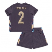 England Kyle Walker #2 Replika Bortedrakt Barn EM 2024 Kortermet (+ bukser)