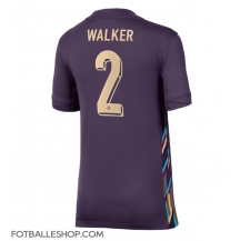 England Kyle Walker #2 Replika Bortedrakt Dame EM 2024 Kortermet