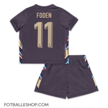 England Phil Foden #11 Replika Bortedrakt Barn EM 2024 Kortermet (+ bukser)