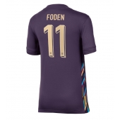 England Phil Foden #11 Replika Bortedrakt Dame EM 2024 Kortermet