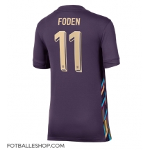 England Phil Foden #11 Replika Bortedrakt Dame EM 2024 Kortermet