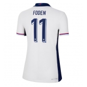 England Phil Foden #11 Replika Hjemmedrakt Dame EM 2024 Kortermet