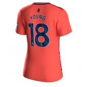 Everton Ashley Young #18 Replika Bortedrakt Dame 2023-24 Kortermet