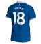 Everton Ashley Young #18 Replika Hjemmedrakt 2023-24 Kortermet