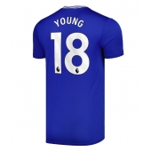 Everton Ashley Young #18 Replika Hjemmedrakt 2024-25 Kortermet