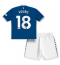 Everton Ashley Young #18 Replika Hjemmedrakt Barn 2023-24 Kortermet (+ bukser)