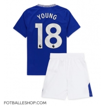 Everton Ashley Young #18 Replika Hjemmedrakt Barn 2024-25 Kortermet (+ bukser)