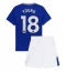 Everton Ashley Young #18 Replika Hjemmedrakt Barn 2024-25 Kortermet (+ bukser)