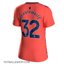 Everton Jarrad Branthwaite #32 Replika Bortedrakt Dame 2023-24 Kortermet