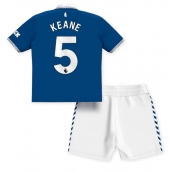 Everton Michael Keane #5 Replika Hjemmedrakt Barn 2023-24 Kortermet (+ bukser)