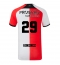 Feyenoord Santiago Gimenez #29 Replika Hjemmedrakt 2024-25 Kortermet