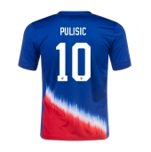 Forente Stater Christian Pulisic #10 Replika Bortedrakt Copa America 2024 Kortermet