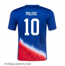 Forente Stater Christian Pulisic #10 Replika Bortedrakt Copa America 2024 Kortermet