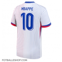 Frankrike Kylian Mbappe #10 Replika Bortedrakt EM 2024 Kortermet