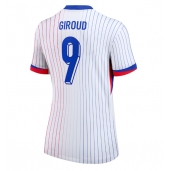 Frankrike Olivier Giroud #9 Replika Bortedrakt Dame EM 2024 Kortermet