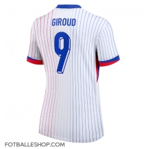 Frankrike Olivier Giroud #9 Replika Bortedrakt Dame EM 2024 Kortermet