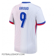 Frankrike Olivier Giroud #9 Replika Bortedrakt EM 2024 Kortermet