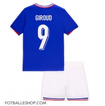 Frankrike Olivier Giroud #9 Replika Hjemmedrakt Barn EM 2024 Kortermet (+ bukser)