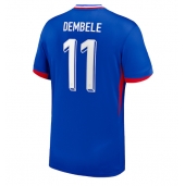 Frankrike Ousmane Dembele #11 Replika Hjemmedrakt EM 2024 Kortermet