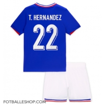 Frankrike Theo Hernandez #22 Replika Hjemmedrakt Barn EM 2024 Kortermet (+ bukser)