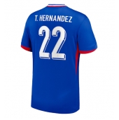 Frankrike Theo Hernandez #22 Replika Hjemmedrakt EM 2024 Kortermet