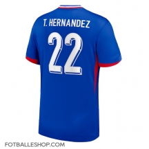 Frankrike Theo Hernandez #22 Replika Hjemmedrakt EM 2024 Kortermet