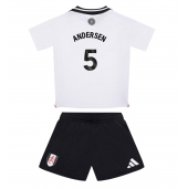 Fulham Joachim Andersen #5 Replika Hjemmedrakt Barn 2024-25 Kortermet (+ bukser)