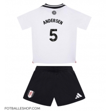 Fulham Joachim Andersen #5 Replika Hjemmedrakt Barn 2024-25 Kortermet (+ bukser)