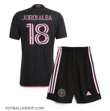 Inter Miami Jordi Alba #18 Replika Bortedrakt Barn 2024-25 Kortermet (+ bukser)