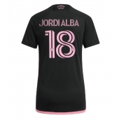 Inter Miami Jordi Alba #18 Replika Bortedrakt Dame 2023-24 Kortermet