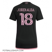 Inter Miami Jordi Alba #18 Replika Bortedrakt Dame 2023-24 Kortermet