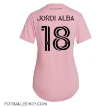 Inter Miami Jordi Alba #18 Replika Hjemmedrakt Dame 2023-24 Kortermet