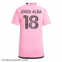 Inter Miami Jordi Alba #18 Replika Hjemmedrakt Dame 2024-25 Kortermet