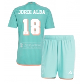 Inter Miami Jordi Alba #18 Replika Tredjedrakt Barn 2024-25 Kortermet (+ bukser)