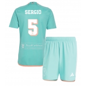 Inter Miami Sergio Busquets #5 Replika Tredjedrakt Barn 2024-25 Kortermet (+ bukser)