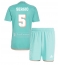 Inter Miami Sergio Busquets #5 Replika Tredjedrakt Barn 2024-25 Kortermet (+ bukser)