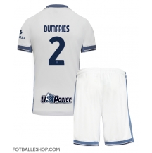 Inter Milan Denzel Dumfries #2 Replika Bortedrakt Barn 2024-25 Kortermet (+ bukser)