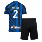 Inter Milan Denzel Dumfries #2 Replika Hjemmedrakt Barn 2024-25 Kortermet (+ bukser)