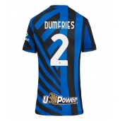 Inter Milan Denzel Dumfries #2 Replika Hjemmedrakt Dame 2024-25 Kortermet