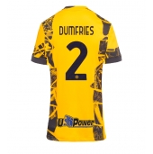 Inter Milan Denzel Dumfries #2 Replika Tredjedrakt Dame 2024-25 Kortermet