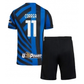 Inter Milan Joaquin Correa #11 Replika Hjemmedrakt Barn 2024-25 Kortermet (+ bukser)