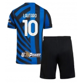 Inter Milan Lautaro Martinez #10 Replika Hjemmedrakt Barn 2024-25 Kortermet (+ bukser)