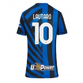 Inter Milan Lautaro Martinez #10 Replika Hjemmedrakt Dame 2024-25 Kortermet