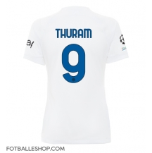 Inter Milan Marcus Thuram #9 Replika Bortedrakt Dame 2023-24 Kortermet