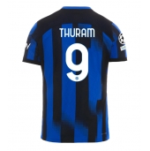 Inter Milan Marcus Thuram #9 Replika Hjemmedrakt 2023-24 Kortermet