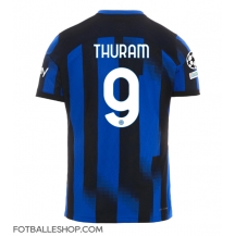 Inter Milan Marcus Thuram #9 Replika Hjemmedrakt 2023-24 Kortermet