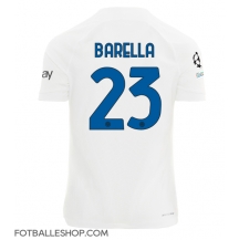 Inter Milan Nicolo Barella #23 Replika Bortedrakt 2023-24 Kortermet